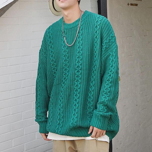 

men's sweaters legible solid men 2021 autumn korean style mens pullovers harajuku streetwear male clothing, White;black