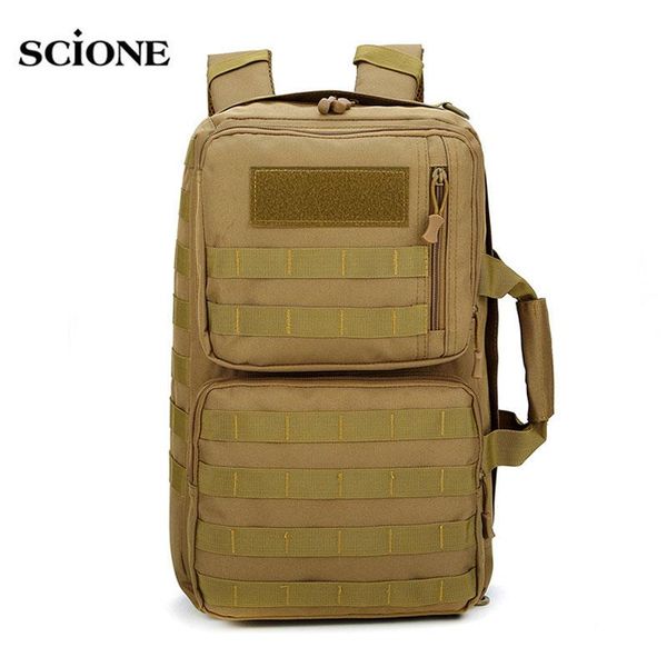 

portable oulder cross-body tactical backpack men women outdoor sports travel lapbag molle military x194a bags