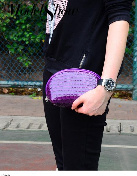 

cosmetic bags & cases glitter pu bag tpu colors