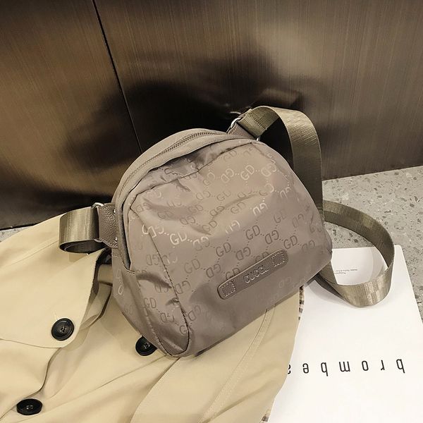 

new fashion foreign style women's bag nylon cloth single shoulder messenger bag couple versatile wide shoulder strap small