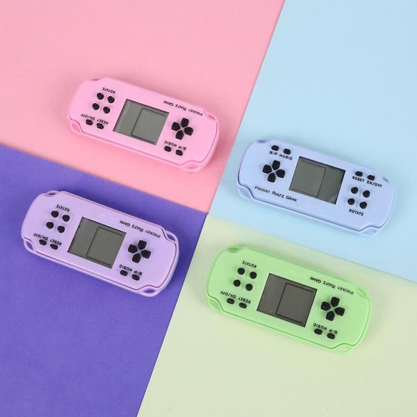 

portable game players classic handheld machine tetris kids console toy with music playback retro children pleasure games player