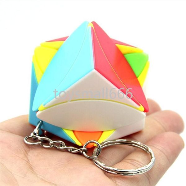 

decompression toy small steamed bread cube leaves three bodies key chain pendant mini keychain cubes 3x3 speed puzzle toys
