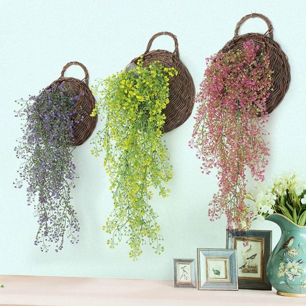 

deco artificial flowers in vase for living room party wedding fake festival supplies home bouquet decorative & wreaths