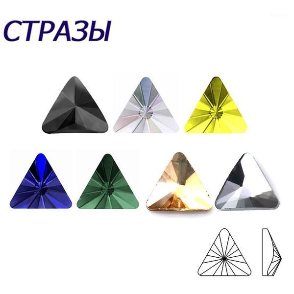 

rivoli triangle 5mm 20pcs mix color rhinestone non fix glitter beauty for 3d nails art backpack diy design decorations nail1, Silver;gold