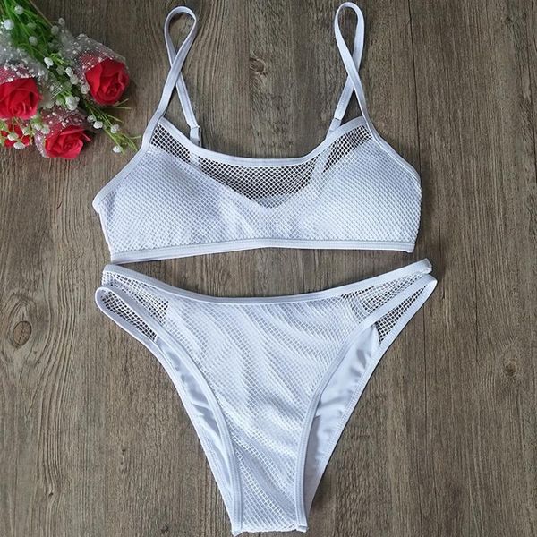 

women's swimwear 2021 bikini bating suit women swimsiut solid gauze split camisole retro bikinis fashion f04, White;black