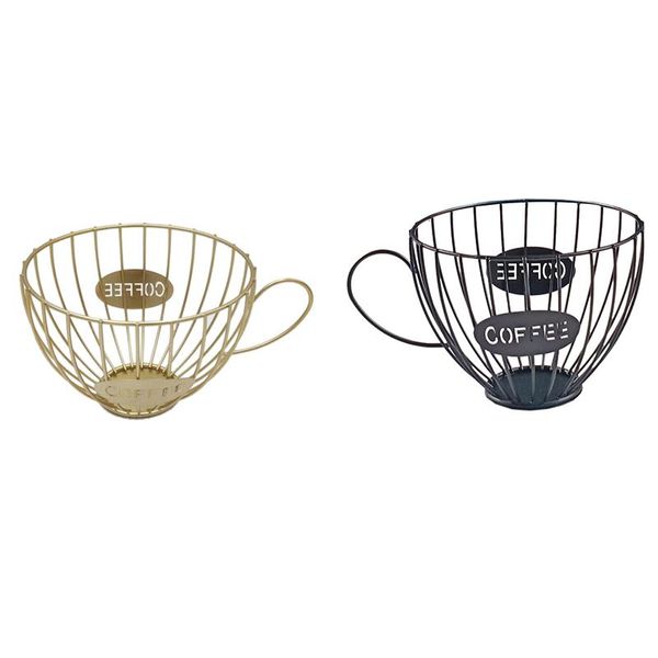 

storage baskets hollowed coffee basket cup shaped for home