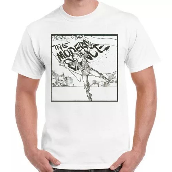 

pere ubu the modern dance punk new waters retro t shirt 1098, White;black