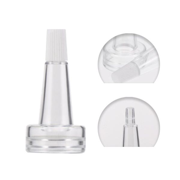 

storage bottles & jars 100pcs vial essence liquid caps transparent