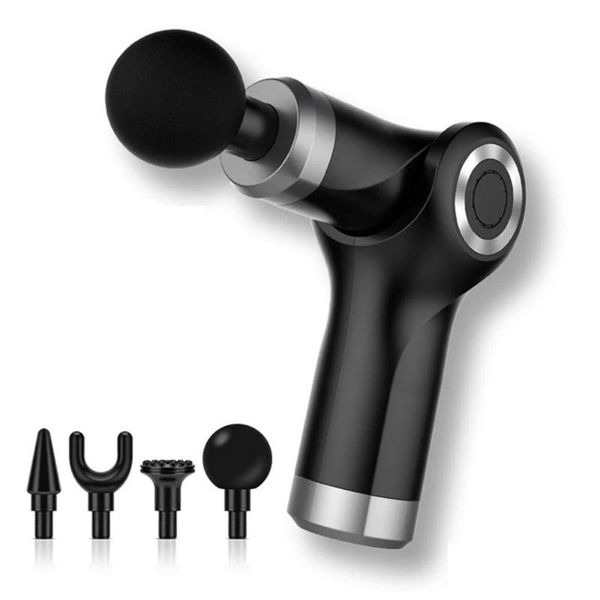 

massager gun mini foldable electric body muscle deep fascia pain relaxation for athletes fitness massage