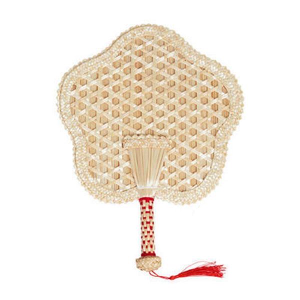 

handmade woven pentagonal straw fan craft other home decor
