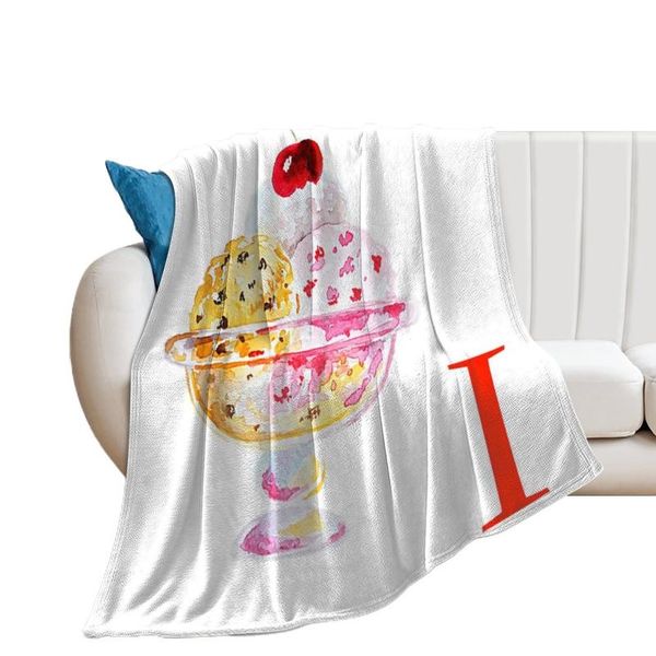 

blankets ice cream blanket furry fleece picnic super soft bedspread