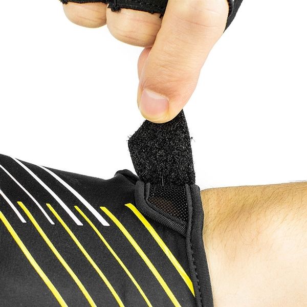 

4syh yisjoy road jump riding mittens outdoor bicycle and cycling gloves equipment fingerless gloves half finger anti slip shock absorption, Blue;gray