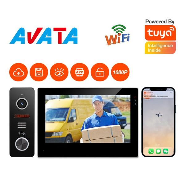 

wireless video intercom wifi with lock ip doorbell camera for home apartment house door phones