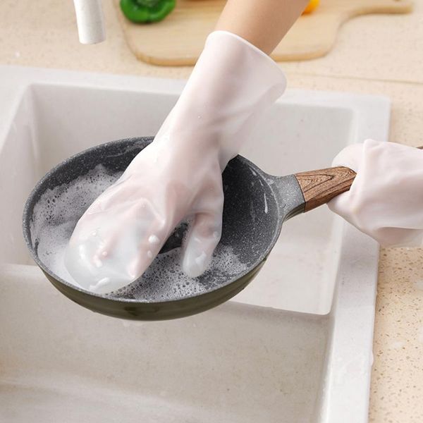 

disposable gloves 1pair dishwashing cleaning reusable single brush for household kitchen clean tool pet hair care car washing
