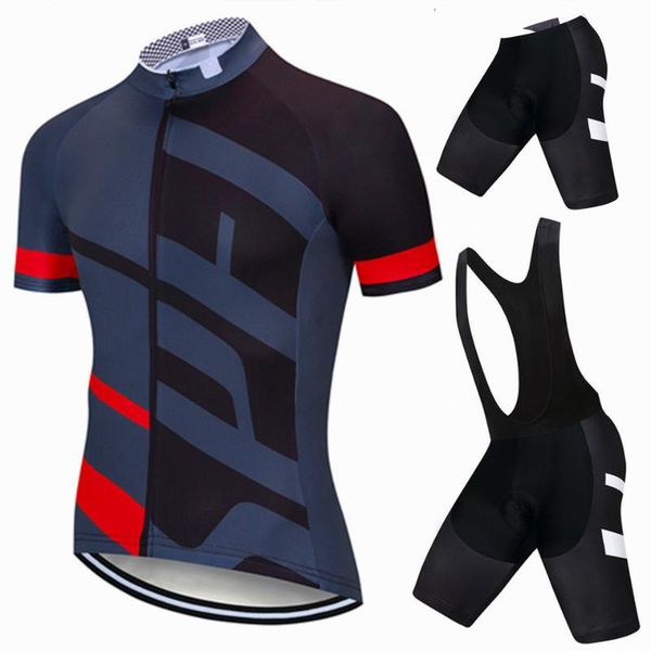 

racing sets 2021 team cycling jerseys bike wear clothes quick-dry 19d bib gel clothing ropa ciclismo uniformes maillot sport, Black;blue