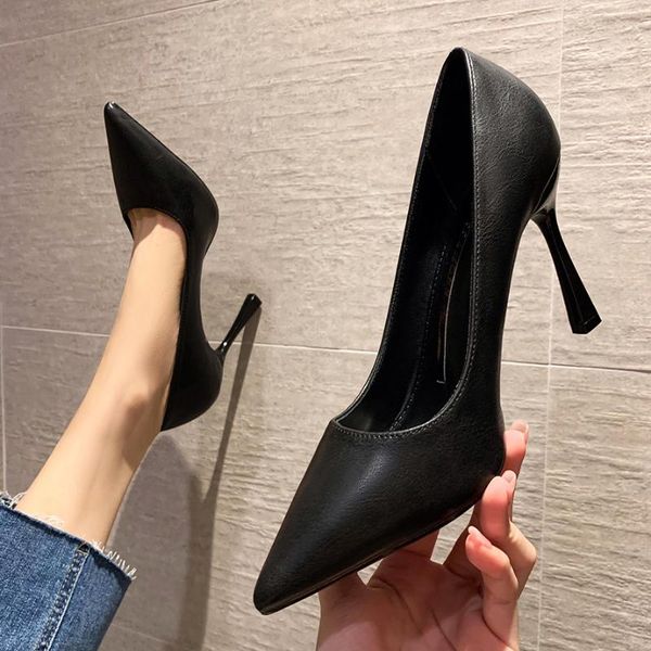 

dress shoes 2021 high heels 9cm black pumps silver wedding nude bridal estiletos mujer women
