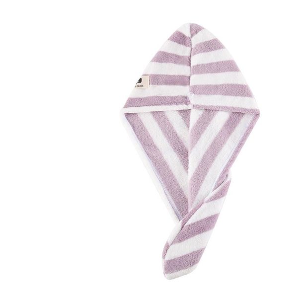 

shower cap women quick dry hair towel bathroom hat microfiber solid double layer girl's drying for home travel el caps