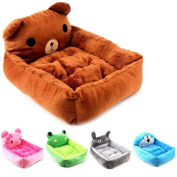 

kennels & pens cute pet winter dog bed sofa soft warm cat house cartoon small large dogs cushion for chihuahua teddy