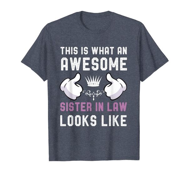 

awesome sister in law Tshirt Cool Sisters in Law Gift Tee, Mainly pictures