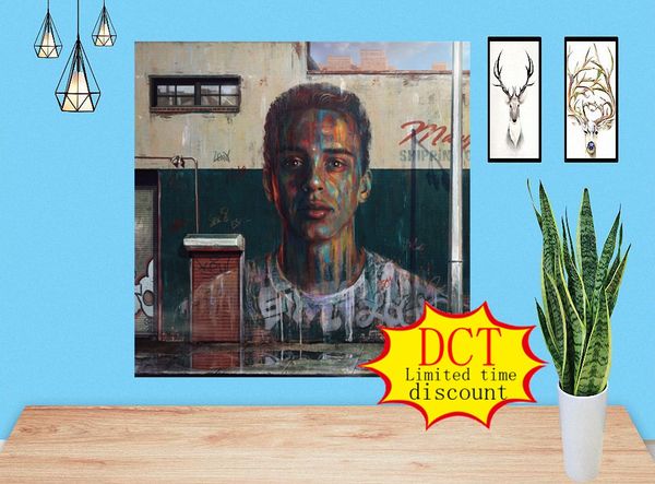 

logic poster under pressure debut deluxe album poster music cover silk art print