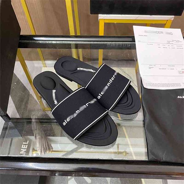 

aw king slippers female 2021 summer new round head flat bottom open toe fashion slipper, Black