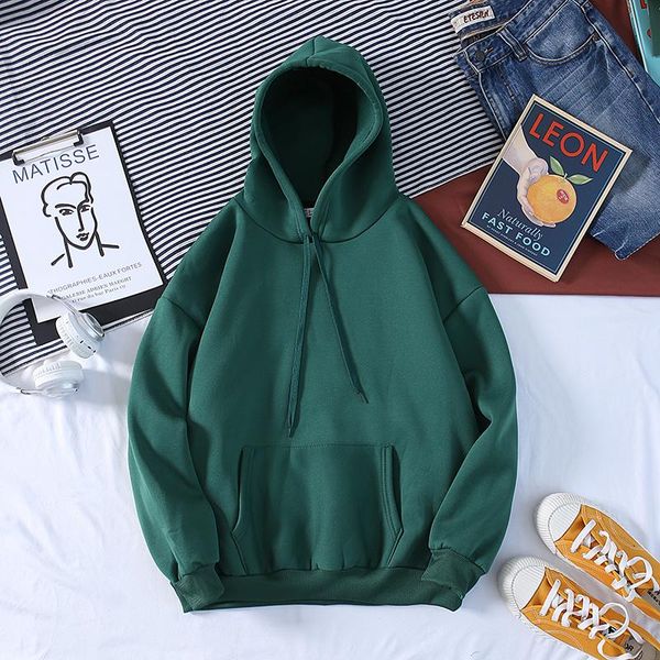 

men's hoodies & sweatshirts women/men fashion long sleeve hooded sweatshirt casual clothes plus size 3xl, Black
