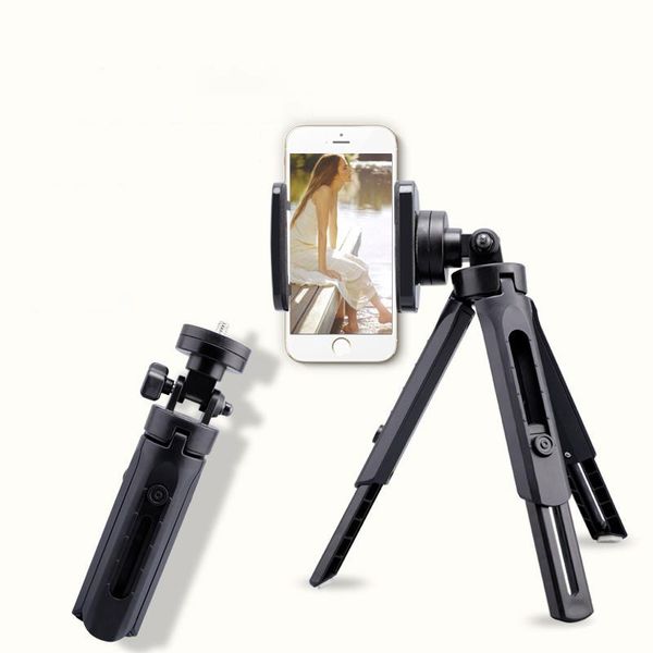 

tripod heads mini portable universal deskcamera mobile phone live support selfie retractable folding lazy bracket
