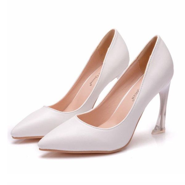

dress shoes ladies shallow crystal slipper with ball party bride bridesmaid large size dinner fashion 9cm, Black