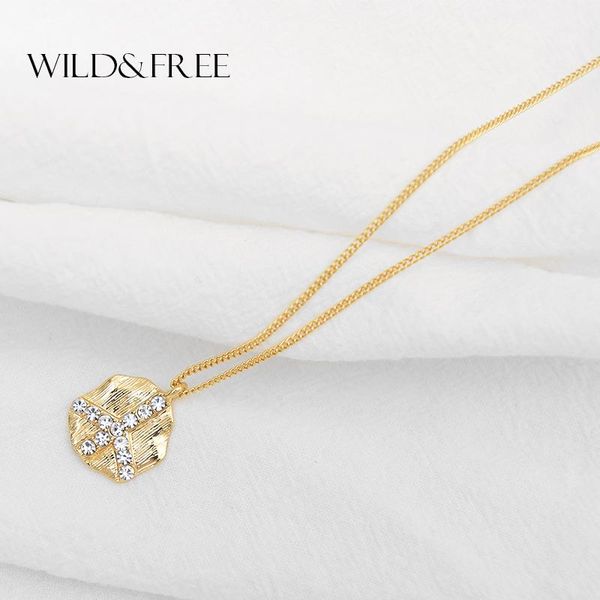 

pendant necklaces wild&handmade irregular round necklace for women girl alloy brushed rhinestone airplane short chain gift, Silver