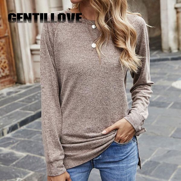 

fashion oversized hoodie woman's long sleeve solid color o neck female pullover lady casual office outwear women's blouses & shir, White