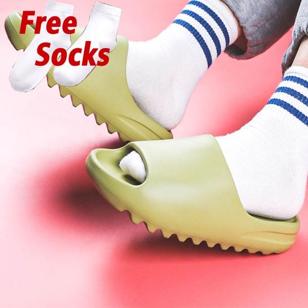 

yeesy foam runner slide women men slippers desert sand bone resin sandal bench sneakers yoga outdoor sports football basketball soccer amyl, Black