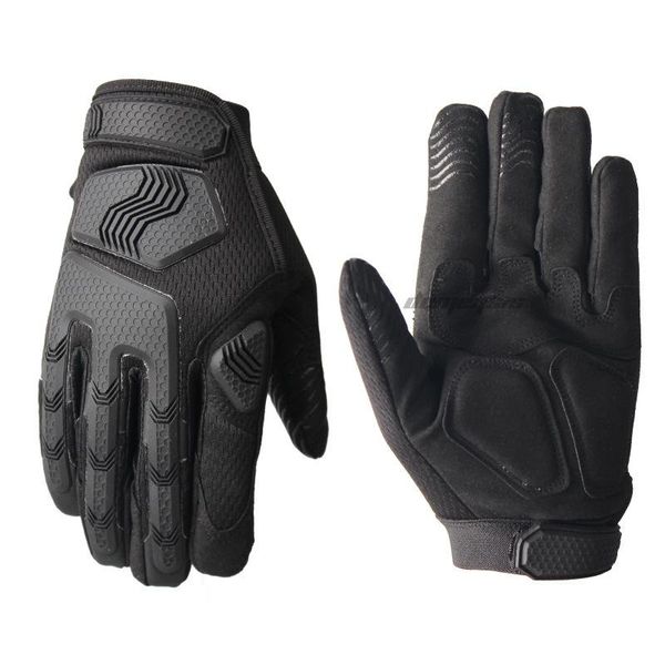 

sports gloves outdoor men tactical army military combat glove climbing shooting paintball full finger, Black