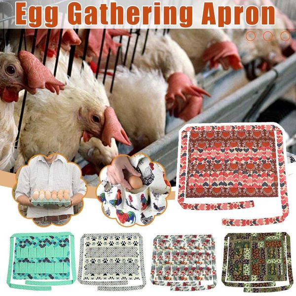 

farm simple egg storage apron fashion collecting pockets hold chicken home vintage print oversized pocket aprons