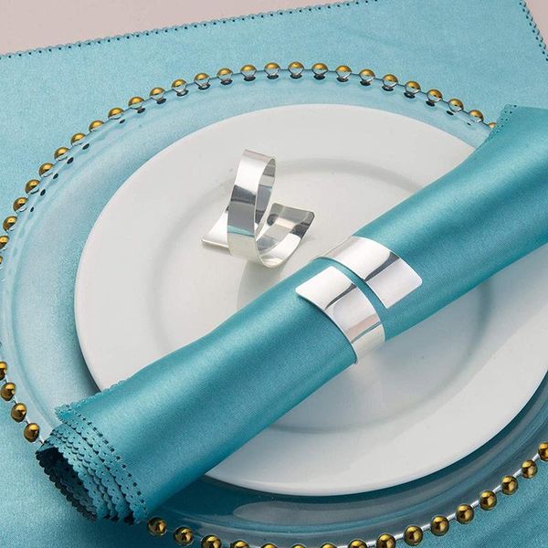 

napkin rings lber 8 pcs handcraft dinner table holders alloy for wedding party banquet festival