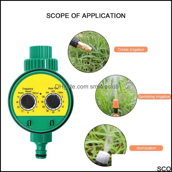 Equipamentos de rega Suprimentos de jardim Pátio, Lawn Home Timer Matic Controlador de Irrigação Tipo Tipo Bateria Operado Água Sprinkler Programm