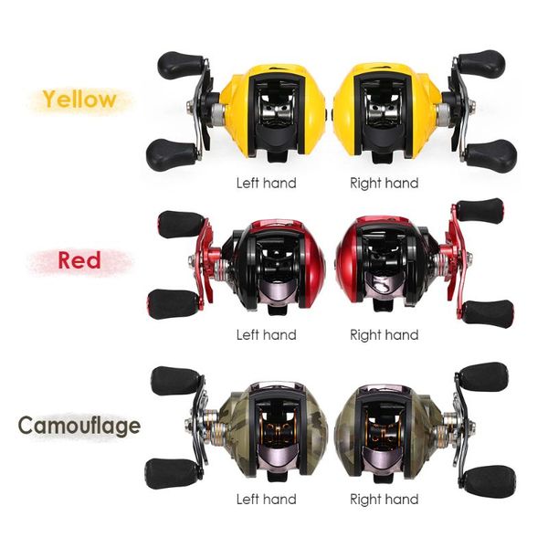 

12+1 ball bearings baitcasting fishing reel baitcaster tackle lightweight high speed 8.1:1 gear ratio baitcast reels