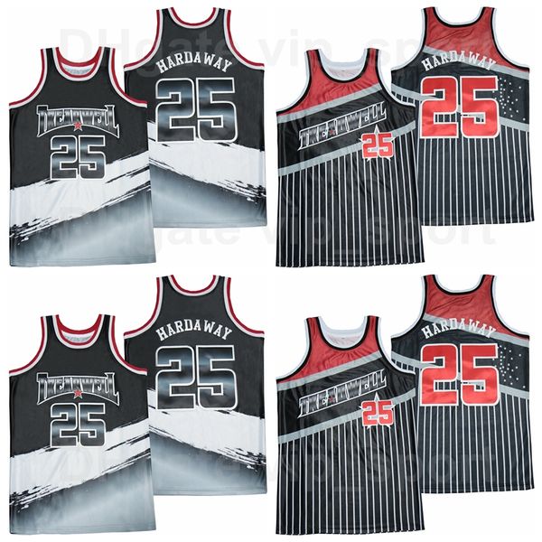 

high school eagles basketball #25 penny hardaway treadwell jersey men stitched and sewing breathable sport black team color on sale