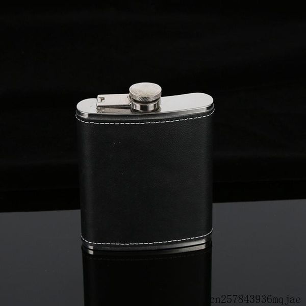 

hip flasks 20pcs flask with black leather wrapped cover leak proof funnels stainless steel