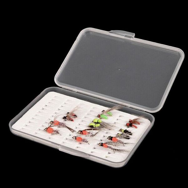

transparent ultra-thin hook box fishing gear with foam waterproof accessories