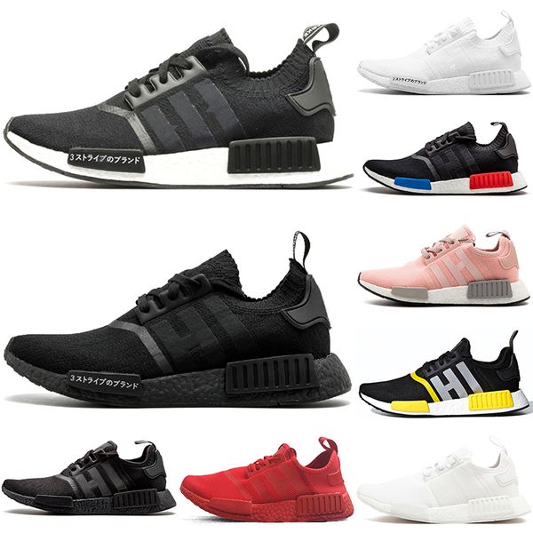 

classic original r1 running shoes for men women black white bred cream og pink thunder red blue outdoor walking trainers sneakers size 36-45