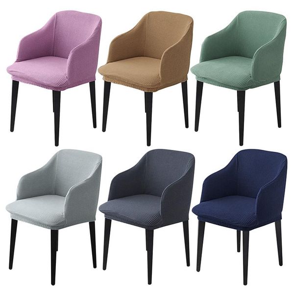 

polar fleece fabric high arm chair cover elastic washable dining chairs covers slipcover office el home party christmas