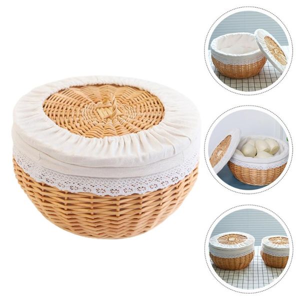 

storage baskets 1pc pastry bread basket delicate wicker woven food