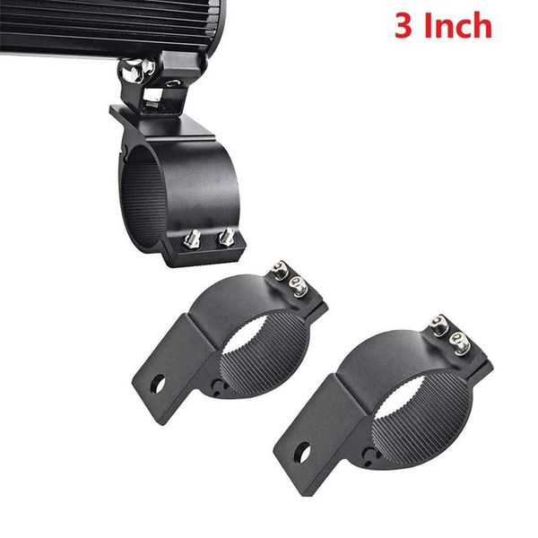

inch 76-81mm bull bar roll cage mount bracket clamps led work light holder for suv atv truck motorcycle boat working