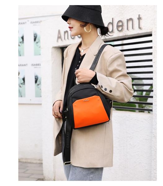 

backpack j2966 - leisure multi-function trend solid color large capacity