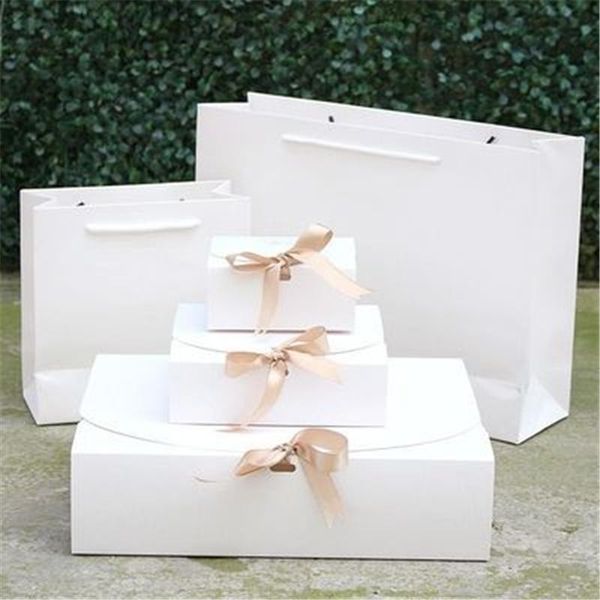 

gift wrap stobag 5pcs/1set white/black box event party supplies packaging wedding birthday candy chocolate baby shower paper bags
