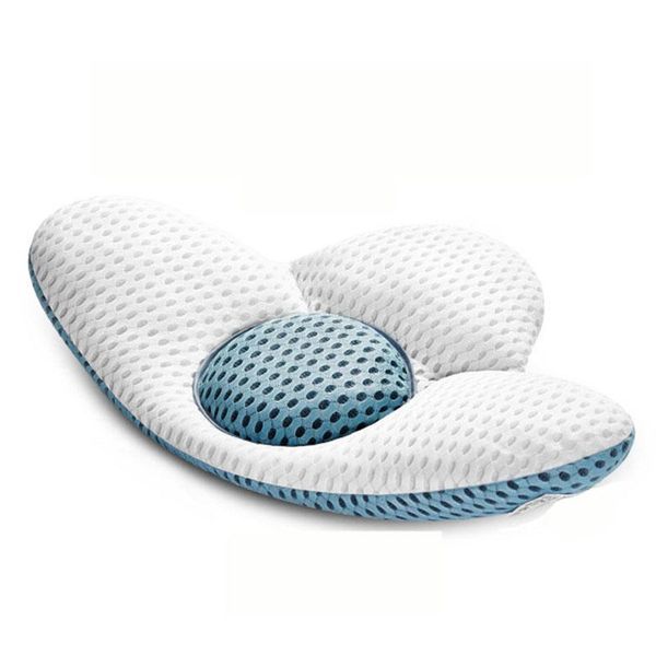

cushion/decorative pillow lumbar for sleeping, adjustable height 3d lower back support waist sciatic pain relief cushion bed rest