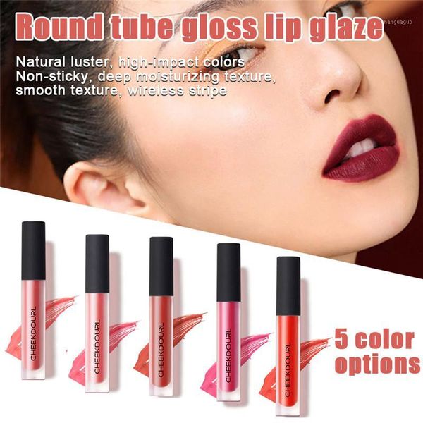 

colors matte liquid lipstick waterproof long lasting velvet mate nude red lip gloss lint makeup cosmetics lipsticks ckl0301
