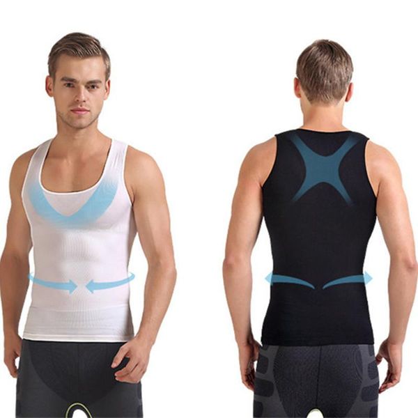 

men's body shapers shapewear for men slimming underwear waist control belly fat burner abdomen compression leotard slim shaper bodysuit, Black;brown