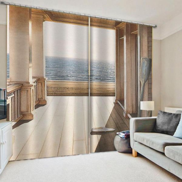 

balcony curtains window drapes luxury 3d for living room bed office el home cortinas curtain &