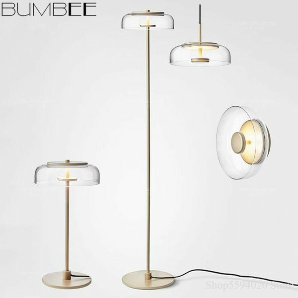 

table lamps modern clear glass led art decoration bedroom living room desk light bedside lamp bed luminaire lamparas